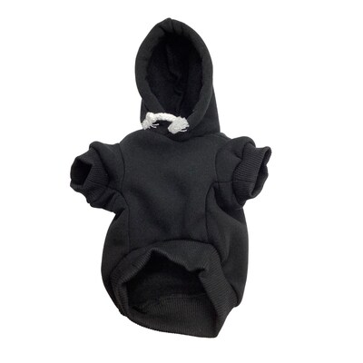 Black Personalized Dog Hoodie - Black Custom Dog Sweatshirt - Dog Apparel - image2